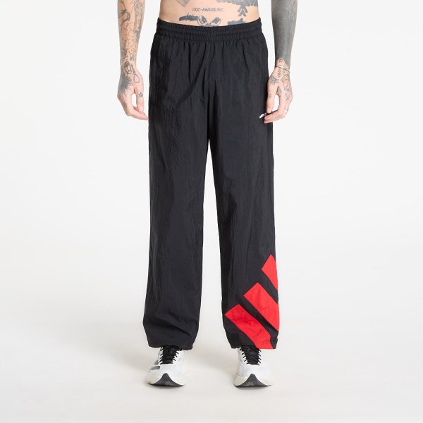 Tepláky adidas Adicolor Blocked Tracksuit Bottoms Black/ Better Scarlet M