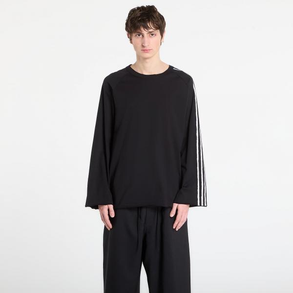 Tričko Y-3 Raw Edge 3 Stripes Short Sleeve T-Shirt Black XS