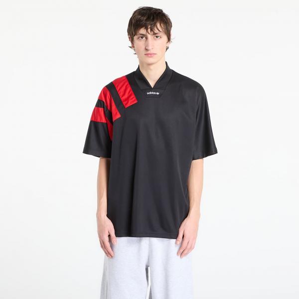 Dres adidas Adicolor Blocked Jersey Black/ Better Scarlet L