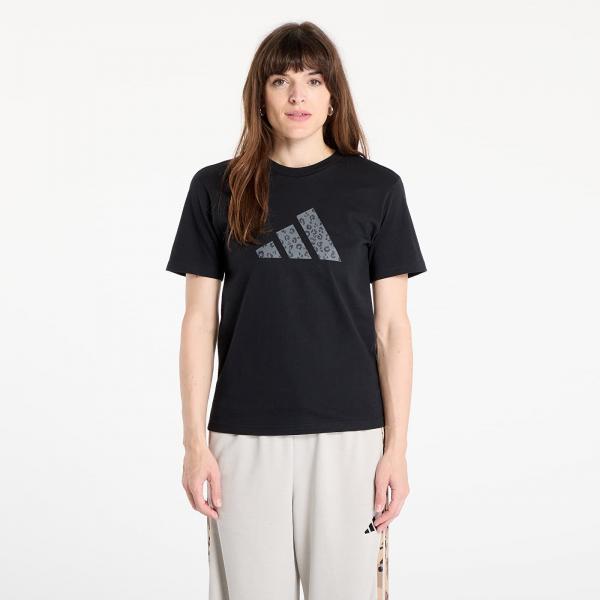 Tričko adidas W Animal Graphic T-shirt Black XS