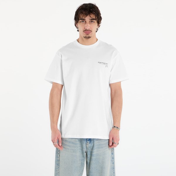 Tričko Carhartt WIP S/S Garble T-Shirt UNISEX White XL