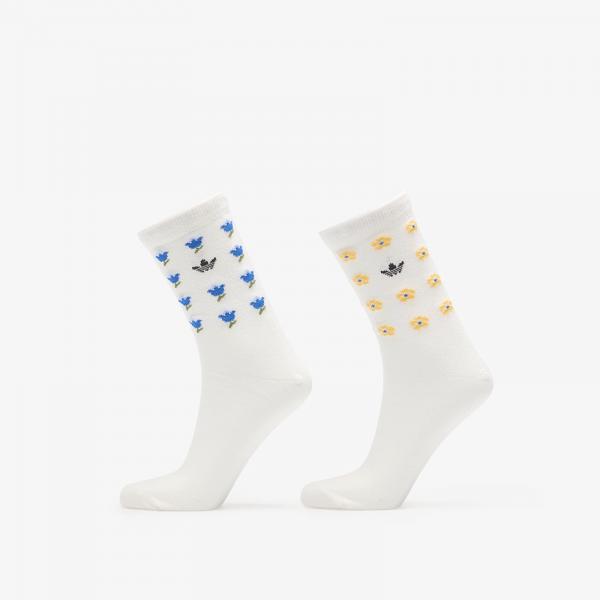 Ponožky adidas X Liberty London Crew Socks 2 Pairs Off White M