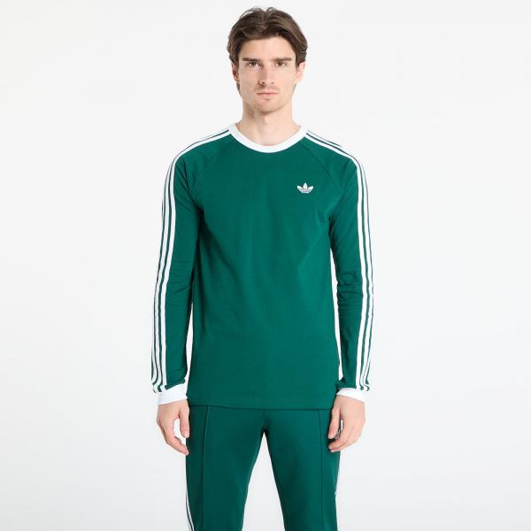 Tričko adidas 3-Stripes Long-Sleeve Top Long-Sleeve Top Collegiate Green M
