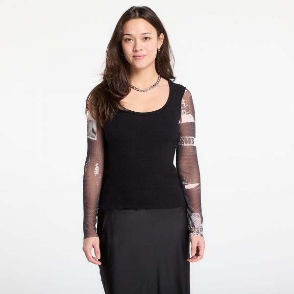 Tričko Desigual Lisboa T-Shirt Black L