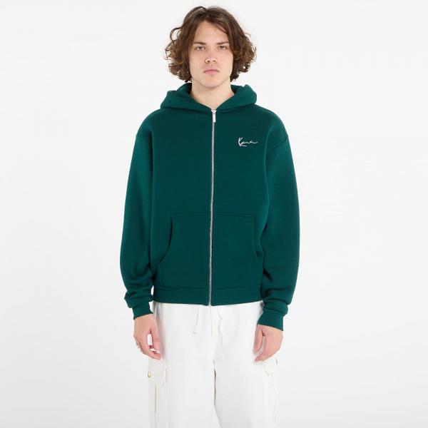 Mikina Karl Kani Small Signature Essential Os Zip Hoodie Green XL