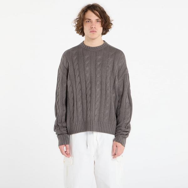 Svetr Karl Kani Og Cable Knit Os Sweater Black S