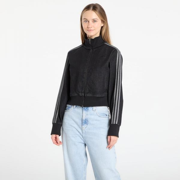 Mikina adidas Firebird Track Top Denim True Black Denim XS