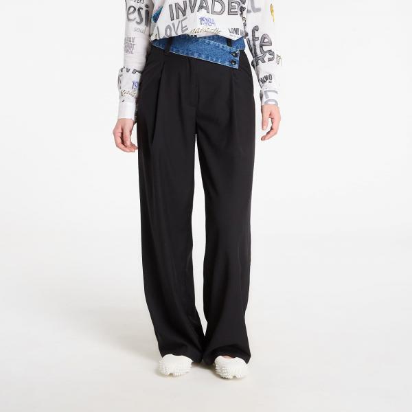 Kalhoty Desigual Tailored Pants Combined Black S