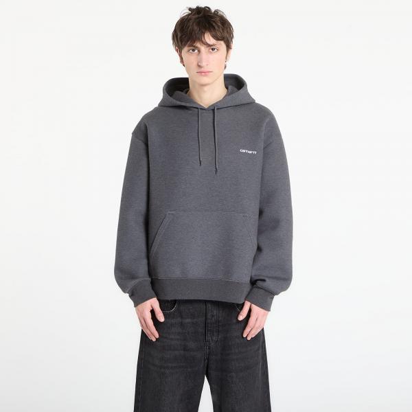 Mikina Carhartt WIP Hooded Alda Sweat UNISEX Black/ White XL