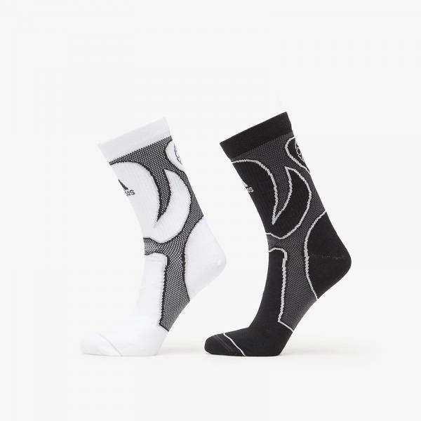 Ponožky adidas Teamgeist Crew Socks 2 Pairs Black S