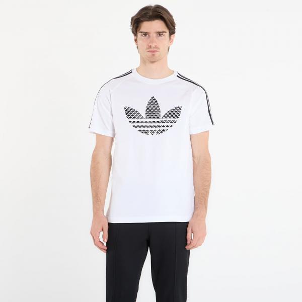 Tričko adidas Monogram Infill 3S T-Shirt White S