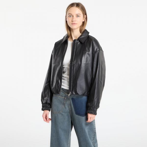 Bunda Calvin Klein Jeans Faux Leather Insulated Jacket Black L