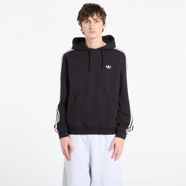 Mikina adidas 3-Stripes Hoodie Black S