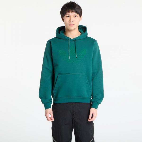 Mikina adidas Monogram Infill Hoodie Collegiate Green S