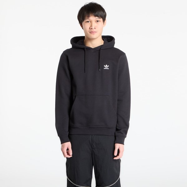 Mikina adidas Trefoil Essentials Hoodie French Terry Black M