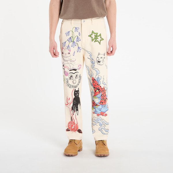 Kalhoty RIPNDIP Travis Pants Off White S