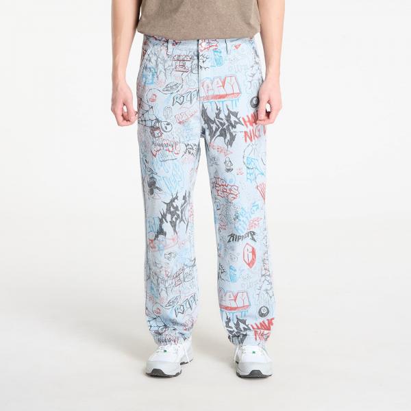 Kalhoty RIPNDIP Marker Wide Fit Pants Light Wash Denim L