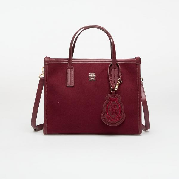 Kabelka Tommy Hilfiger Th City Small Tote Melton Deep Rouge Universal