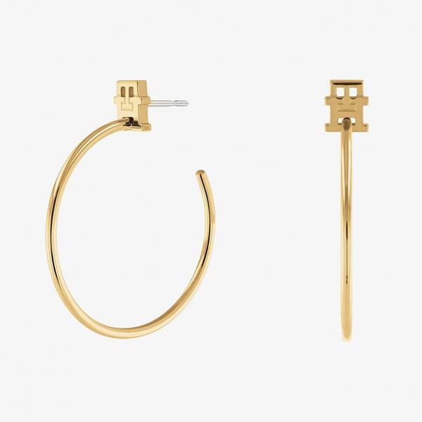 Tommy Hilfiger Earings Th Monogram 2780720 Gold Universal