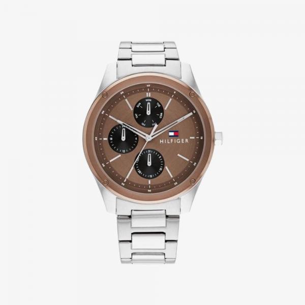 Hodinky Tommy Hilfiger Tyler 1710533 Silver/ Brown Universal