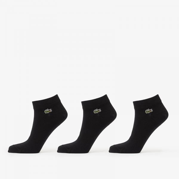 Ponožky LACOSTE Socks Black/ Black-Black 36-39