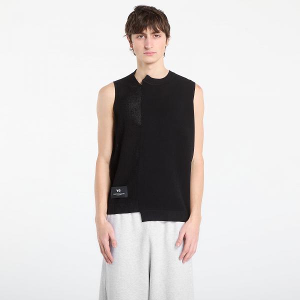 Vesta Y-3 Gfx Knitted Vest Black M