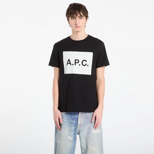 Tričko A.P.C. Gots Logo T-Shirt Black XL