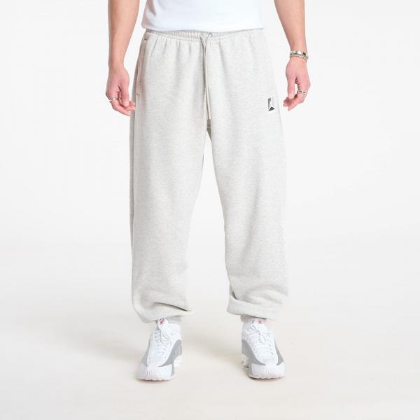 Tepláky Jordan Brooklyn Fleece Men's Pants Grey Heather/ Pale Grey/ White XS