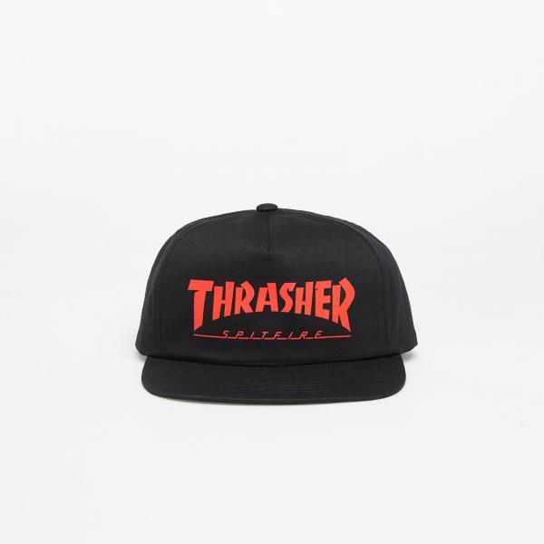 Kšiltovka Thrasher x Spitfire Snapback Black Universal