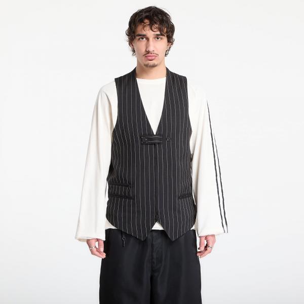 Vesta Y-3 Sport Uniform Pinstripe Tailored Vest Black XL