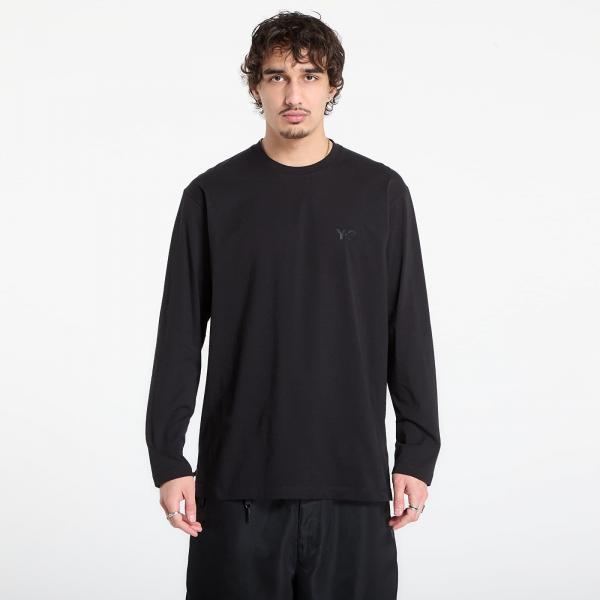 Tričko Y-3 Logo Long Sleeve Long-Sleeve Top Black/ Black L