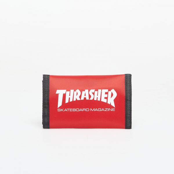Peněženka Thrasher Skate Mag Velcro Wallet Red Universal