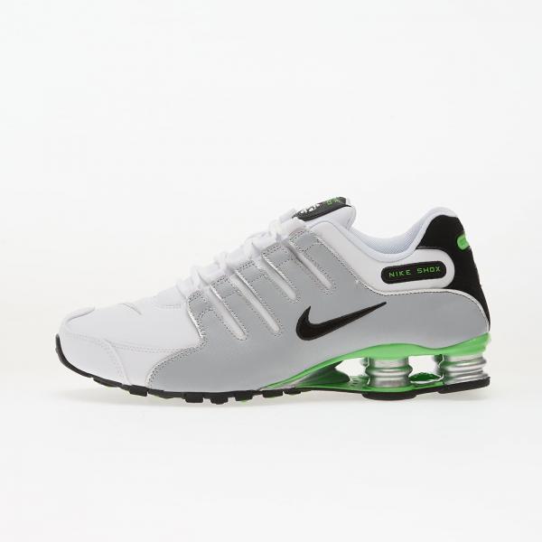 Tenisky Nike Shox Nz White/ Black-Metallic Silver-Green Pulse EUR 42