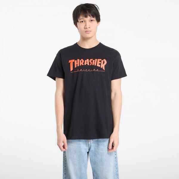 Tričko Thrasher x Spitfire Big Head Jake T-Shirt Black L