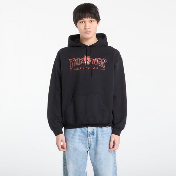 Mikina Thrasher x Spitfire Big Head Outline Hoodie Black L