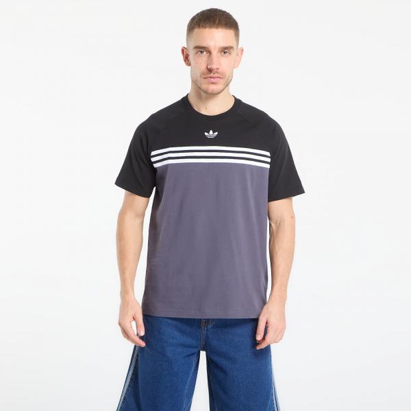 Tričko adidas Chest Stripes T-Shirt Aurora Onix XL