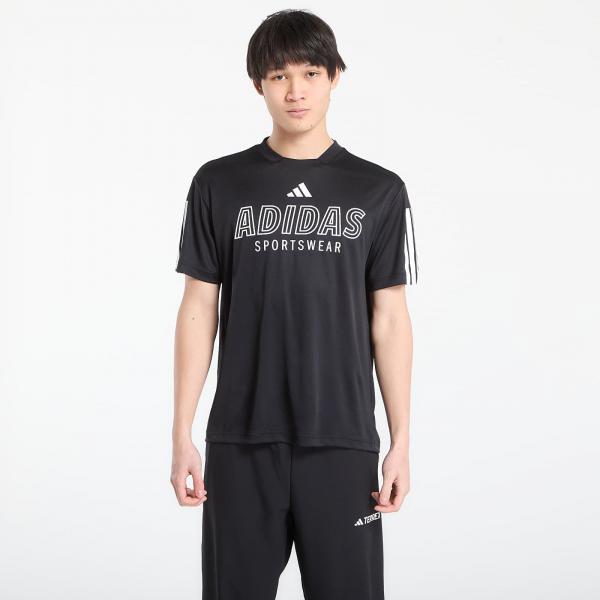 Tričko adidas House Of Tiro Wordmark T-Shirt Black/ White XL
