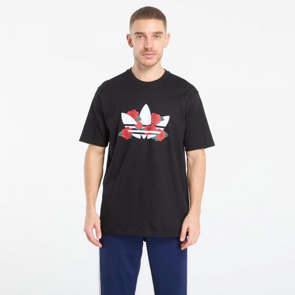 Tričko adidas Trefoil Series Roses Black L