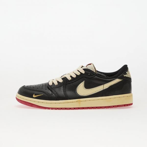 Tenisky Nigel Sylvester x Air Jordan 1 Low OG “Nitro” (IB8958-001) Black/ Muslin-Varsity Red EUR 40.5