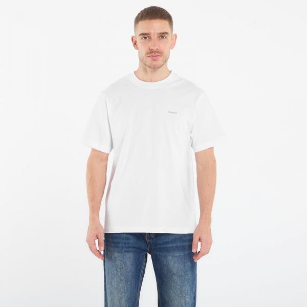 Tričko Queens Men's Esssential T-Shirt With Contrast Print 3-Pack White/ White/ White S