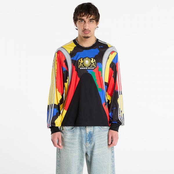 Dres adidas Brain Dead Long Sleeve Jersey Black/ Eqt Yellow S