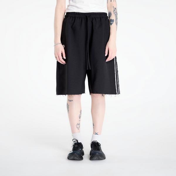 Šortky Y-3 Sport Uniform Raw Cut 3 Stripes Shorts Black M