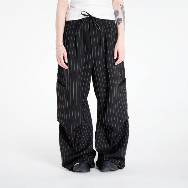 Kalhoty Y-3 Pinstripe Ut Straight Leg Trousers Black M