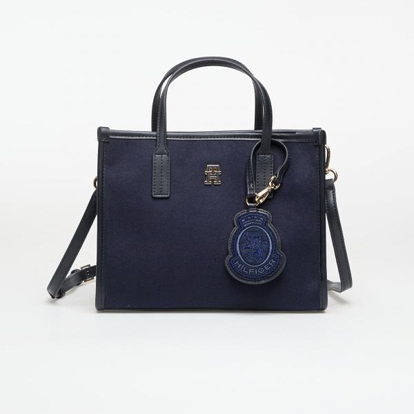 Kabelka Tommy Hilfiger Th City Small Tote Melton Space Blue Universal