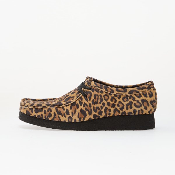 Clarks WallabeeEVOSh Leopard Suede 6.5