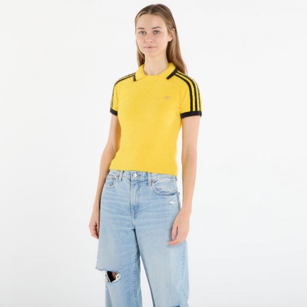 Tričko adidas Knitted Cali T-Shirt Eqt Yellow XS