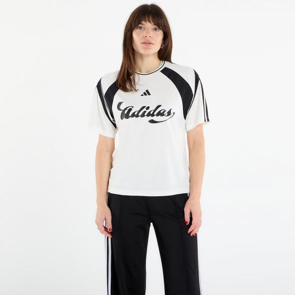 Tričko adidas W Her Tee Off White/ Black XL