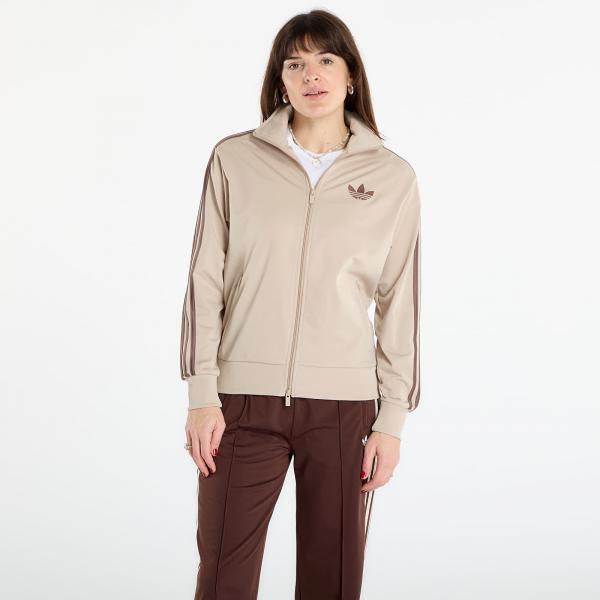 Mikina adidas Firebird Track Top Loose Stone Khaki/ White L