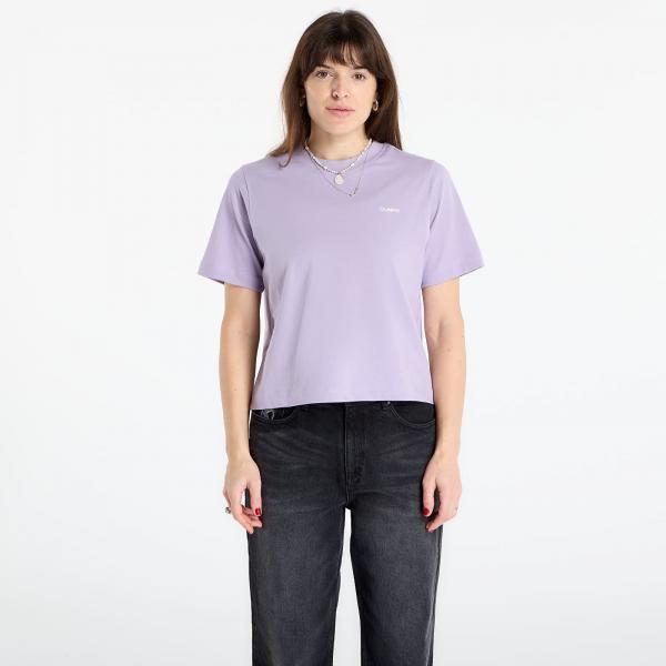 Tričko Queens Women's Essential T-Shirt With Contrast Print Lavender S