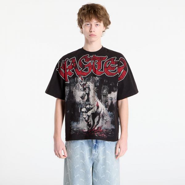 Tričko Wasted Paris M Defy Boxy Faded Black S